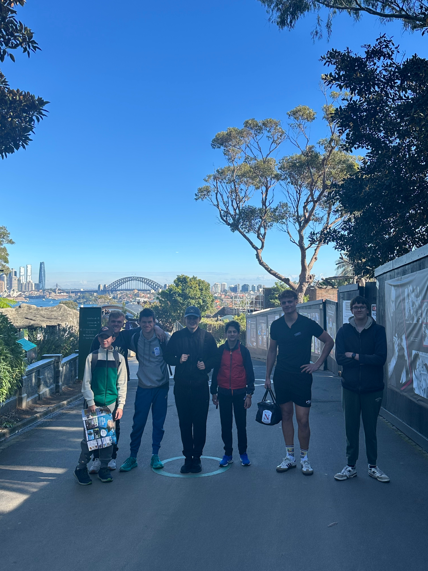 With George group enjoying a day out at Taronga Zoo